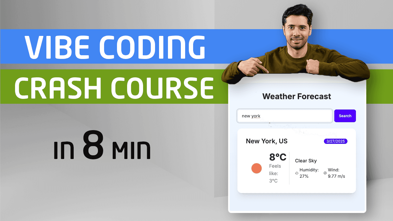 Vibe Coding 101 with Cursor AI – Full Crash Course Video  Tutorial